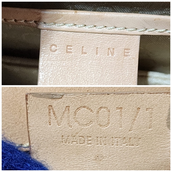 CELINE Vintage Macadam Suede Shoulder Bag Salmon Pink - Picture 5 of 16